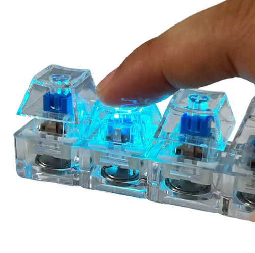 Mini Teclado para aliviar el estrés, llavero Fidget